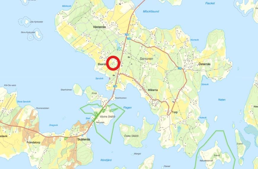 Byggklar tomt på Senoren i Karlskrona skärgård